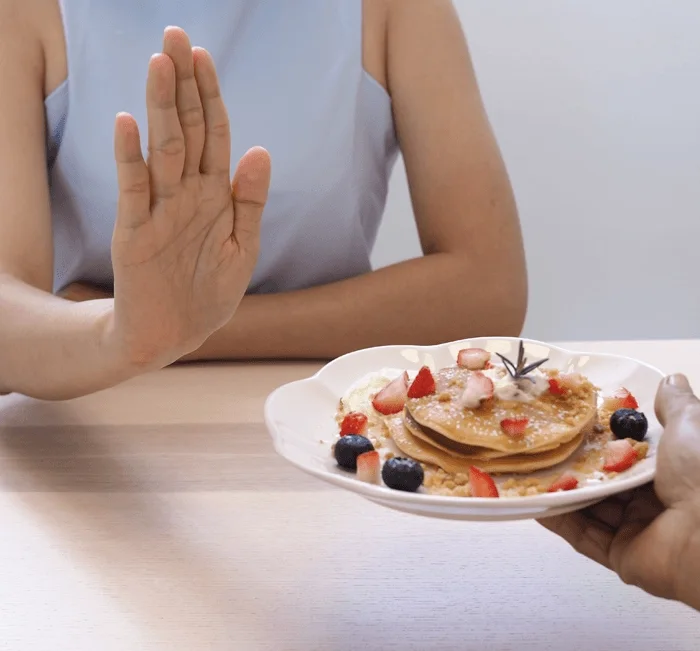 Woman managing cravings and everyday appetite