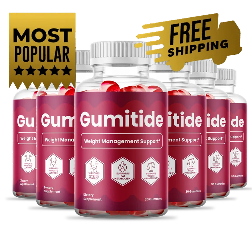 Six-bottle Gumitide pack